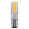 Satco 4W LED BA15d Base 5000K Dimmable Clear 120-130v Light Bulb